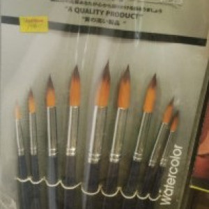 water color brush 9 pcs